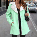 Plush Mid-Length Coat