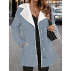Plush Mid-Length Coat