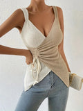V-neck Sleeveless Top