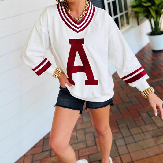 Letter Print Hoodie