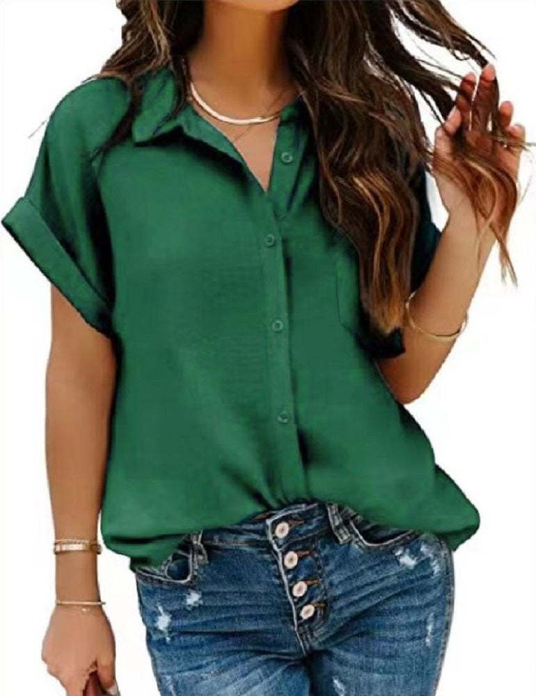 Turn-Down Collar Top