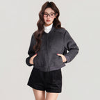 Heather Gray Casual Jacket