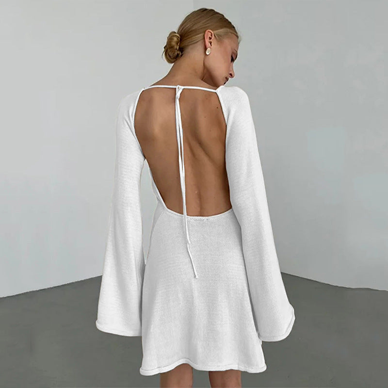 Loose-fitting Backless Dress