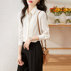 Pleated Chiffon Shirt