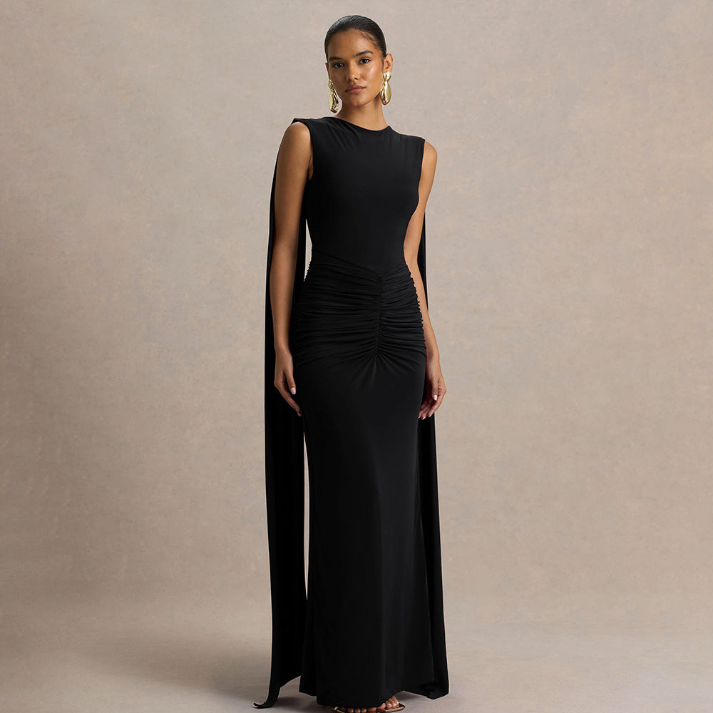 Figure-hugging Backless Dress