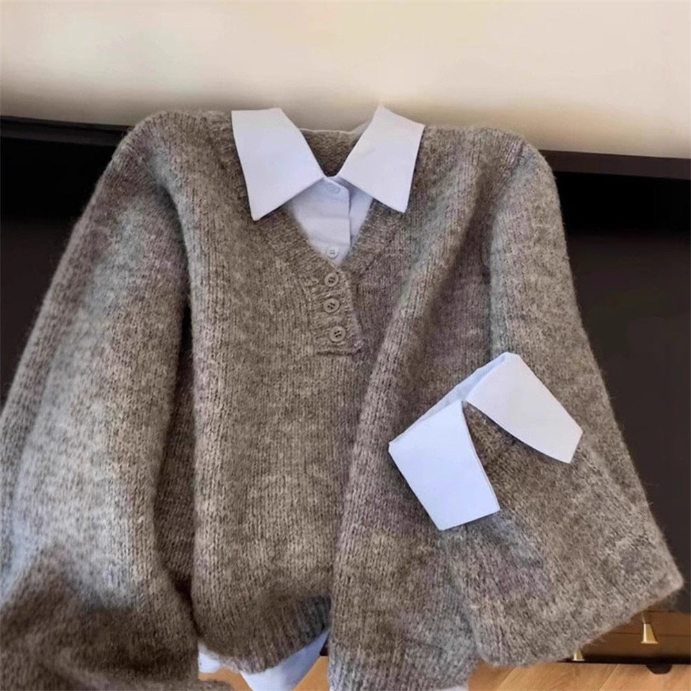 Splicing Two-piece Top