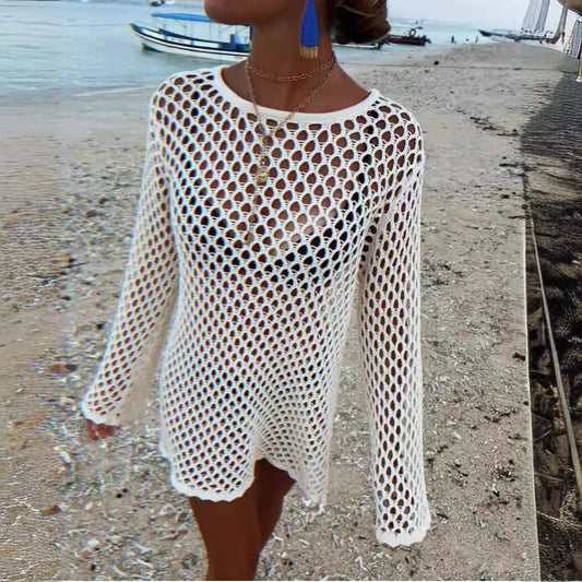 Bikini Hollow Knit Dress