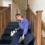 Dark Blue Button Shirt