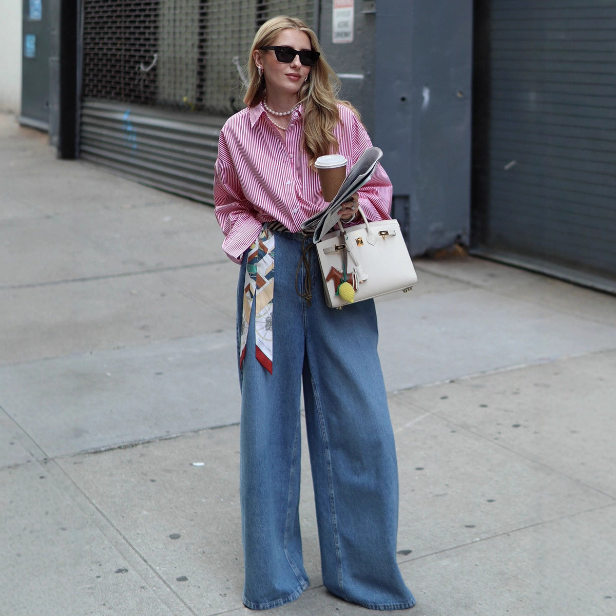 Wide Leg Loose Jeans