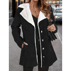 Plush Mid-Length Coat