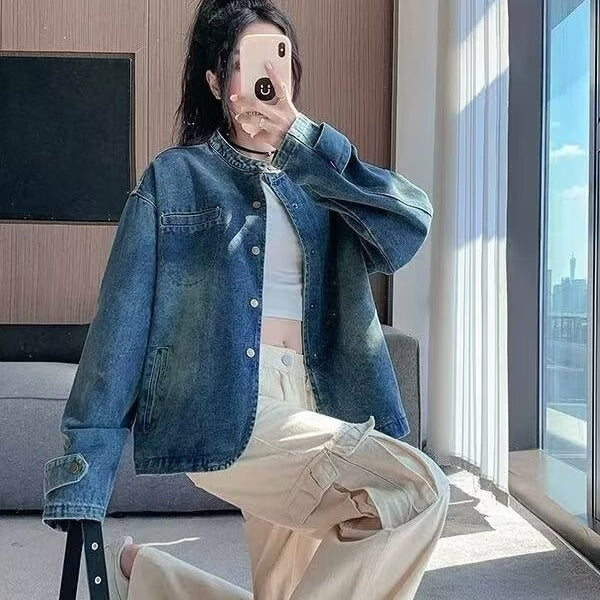 Blue Polyester Shirt