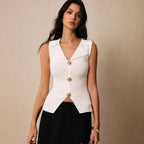 Casual V-Neck Vest