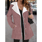 Plush Mid-Length Coat