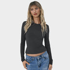 Hollow Waist Cropped Top