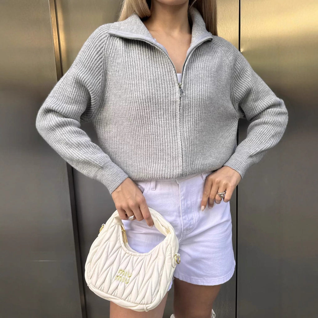 Zippered Commuter Sweater