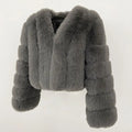 Luna Faux Fur Jacket - Mapel