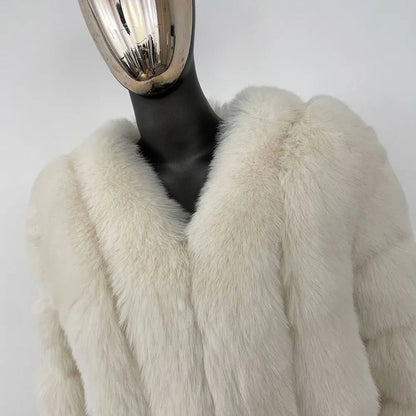 Luna Faux Fur Jacket - Mapel