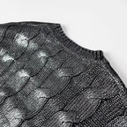 Lustre Metallic Sweater - Mapel