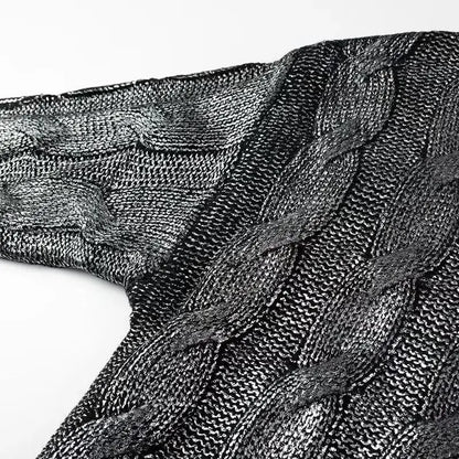 Lustre Metallic Sweater - Mapel